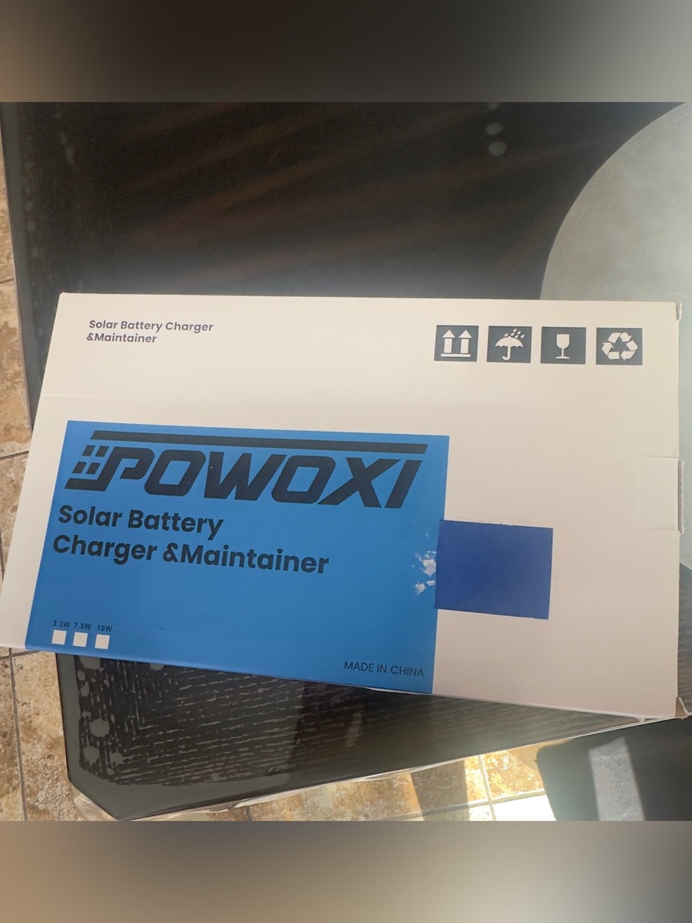 POWOXI Solar Battery Charger & Maintainer